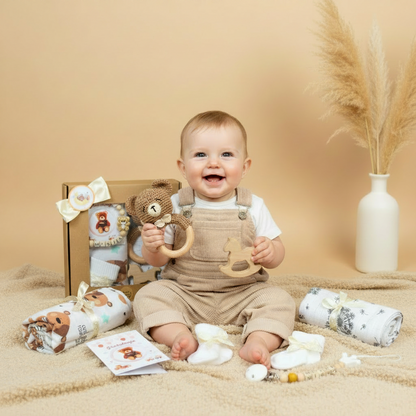 Zestaw Prezentowy dla Niemowlaka | Baby Box z Personalizacją | Planeta Mama