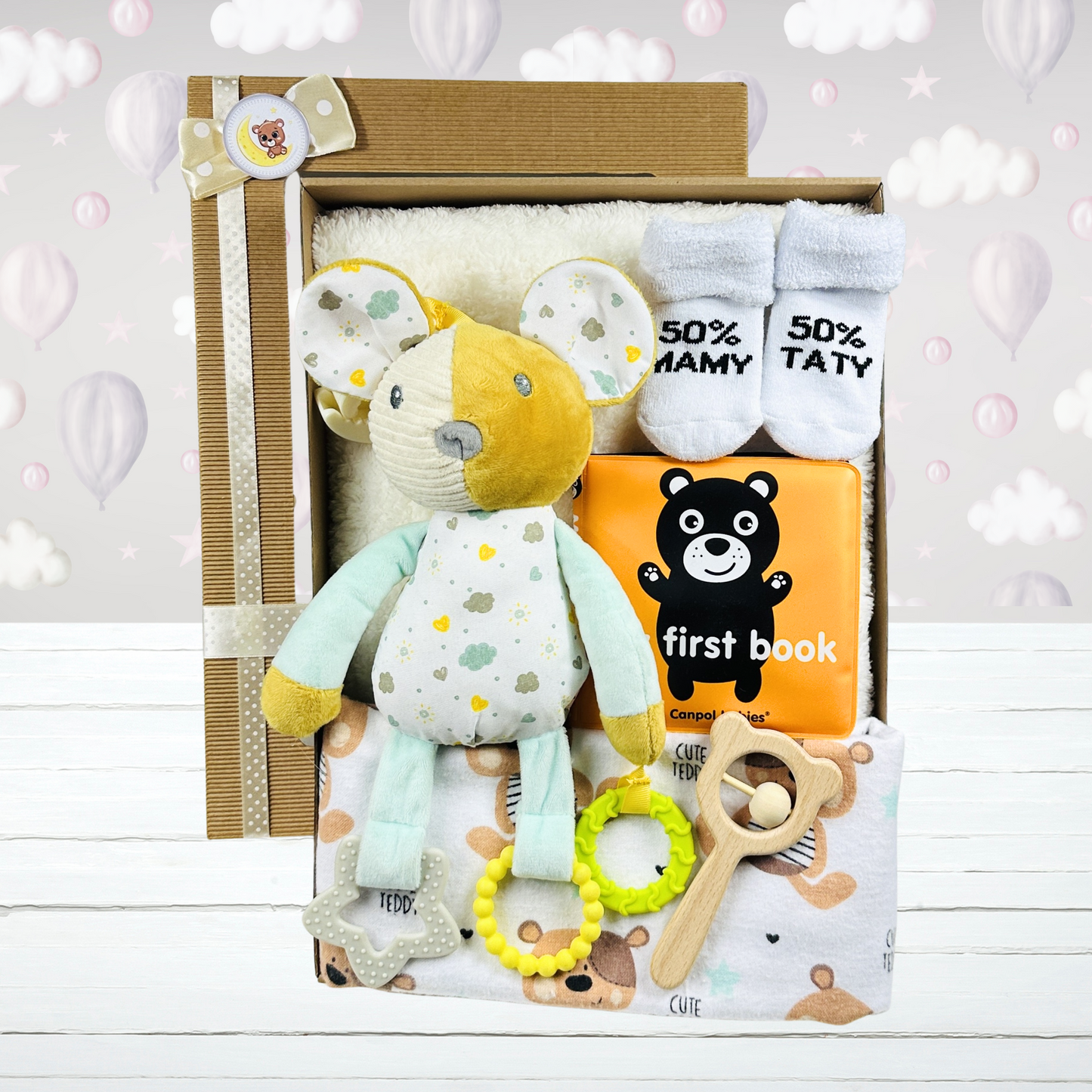 Zestaw prezentowy gift baby box mouse